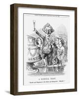 A National Toast, 1858-null-Framed Giclee Print