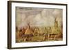 A Native American Camp-Charles Marion Russell-Framed Giclee Print