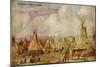 A Native American Camp-Charles Marion Russell-Mounted Giclee Print