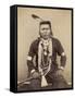 A Native American Indian, C.1880-90-Roland Napoleon Bonaparte-Framed Stretched Canvas