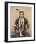 A Native American Indian, C.1880-90-Roland Napoleon Bonaparte-Framed Photographic Print