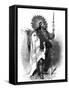 A Native American, USA, 19th Century-A de Neuville-Framed Stretched Canvas