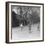A Native Ball Game in Burma, 1908-null-Framed Photographic Print