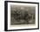 A Native Cavalary Charge in the Chitral Campaign-John Charlton-Framed Giclee Print