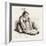 A Native Guayan Woman Crushing Grain-null-Framed Giclee Print