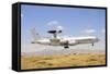 A Nato Awacs E-3A Sentry Landing in Konya, Turkey-Stocktrek Images-Framed Stretched Canvas