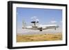 A Nato Awacs E-3A Sentry Landing in Konya, Turkey-Stocktrek Images-Framed Photographic Print