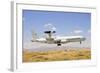 A Nato Awacs E-3A Sentry Landing in Konya, Turkey-Stocktrek Images-Framed Photographic Print