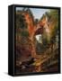 A Natural Bridge, Virginia, 1860-David Johnson-Framed Stretched Canvas