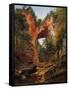 A Natural Bridge, Virginia, 1860-David Johnson-Framed Stretched Canvas