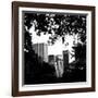 A Natural Heart Formed by Trees Overlooking the Buildings Central Park, Manhattan, New York-Philippe Hugonnard-Framed Photographic Print