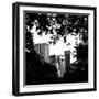 A Natural Heart Formed by Trees Overlooking the Buildings Central Park, Manhattan, New York-Philippe Hugonnard-Framed Photographic Print