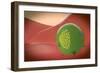 A Natural Killer Cell of the Innate Immune System with Toxin Particles-null-Framed Art Print