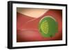 A Natural Killer Cell of the Innate Immune System with Toxin Particles-null-Framed Art Print