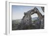 A Natural Limestone Arch Near The Golden Spike National Historic Site Was Named Chinese Arch-Louis Arevalo-Framed Photographic Print