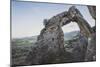 A Natural Limestone Arch Near The Golden Spike National Historic Site Was Named Chinese Arch-Louis Arevalo-Mounted Photographic Print