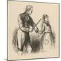 A Naughty Pupil Gets the Cane across Her Palm-null-Mounted Art Print