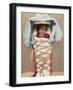 A Navaho Papoose of Arizona Swaddled in its Mother's Back-Pack-null-Framed Photographic Print