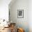 A Navajo Family Outside their Home-Timothy O' Sullivan-Framed Photographic Print displayed on a wall