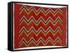 A Navajo Transitional Wedgeweave Blanket-null-Framed Stretched Canvas