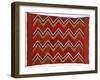 A Navajo Transitional Wedgeweave Blanket-null-Framed Giclee Print