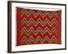 A Navajo Transitional Wedgeweave Blanket-null-Framed Giclee Print