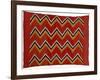 A Navajo Transitional Wedgeweave Blanket-null-Framed Giclee Print