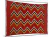 A Navajo Transitional Wedgeweave Blanket-null-Mounted Giclee Print