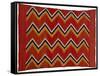 A Navajo Transitional Wedgeweave Blanket-null-Framed Stretched Canvas