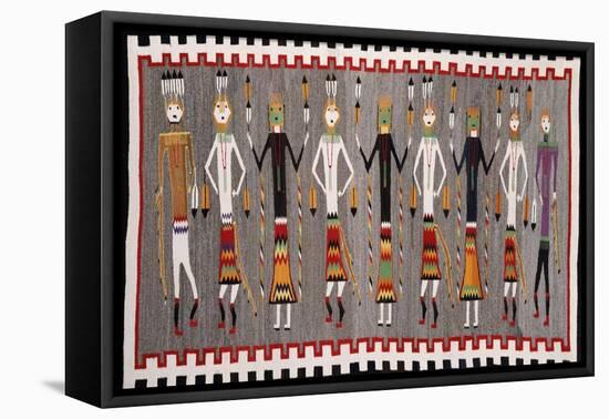 A Navajo Yei Rug-null-Framed Stretched Canvas