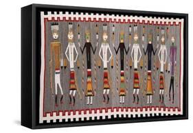 A Navajo Yei Rug-null-Framed Stretched Canvas