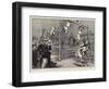 A Naval Athletic Gathering, Scaling the Torpedo Net in the Obstacle Race-Frederic De Haenen-Framed Giclee Print