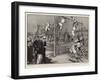 A Naval Athletic Gathering, Scaling the Torpedo Net in the Obstacle Race-Frederic De Haenen-Framed Giclee Print