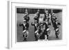 A Naval Band of HMS 'Vernon' Shore Establishment at Portsmouth, 1937-null-Framed Giclee Print