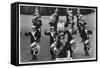 A Naval Band of HMS 'Vernon' Shore Establishment at Portsmouth, 1937-null-Framed Stretched Canvas