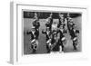 A Naval Band of HMS 'Vernon' Shore Establishment at Portsmouth, 1937-null-Framed Giclee Print