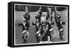 A Naval Band of HMS 'Vernon' Shore Establishment at Portsmouth, 1937-null-Framed Stretched Canvas