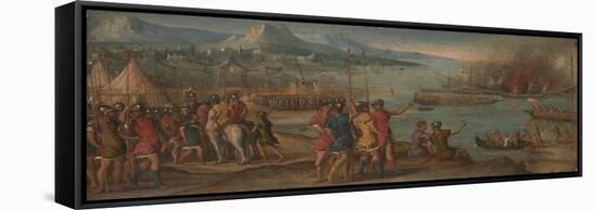 A Naval Battle, C. 1580-null-Framed Stretched Canvas