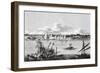 A Naval Battle During the Siege of Tripoli-null-Framed Giclee Print