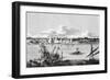 A Naval Battle During the Siege of Tripoli-null-Framed Giclee Print