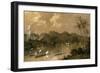 A Naval Engagement in Perak, Malaysia, 1885-Richard Bridges Beechey-Framed Giclee Print