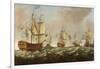 A Naval Engagement-Richard Paton-Framed Giclee Print