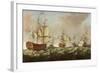 A Naval Engagement-Richard Paton-Framed Giclee Print