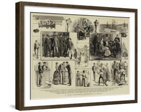 A Naval Officer's Afternoon at Malta-null-Framed Giclee Print