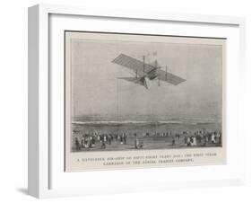A Navigable Air-Ship of Fifty-Eight Years Ago-null-Framed Giclee Print