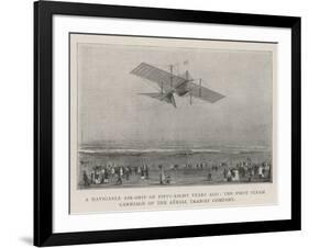 A Navigable Air-Ship of Fifty-Eight Years Ago-null-Framed Giclee Print