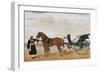 A Nawab Standing by His Horse Drawn Gharry or Carriage Attended by His Groom Bearing a Chauri-Shaikh Muhammad Amir Of Karraya-Framed Giclee Print