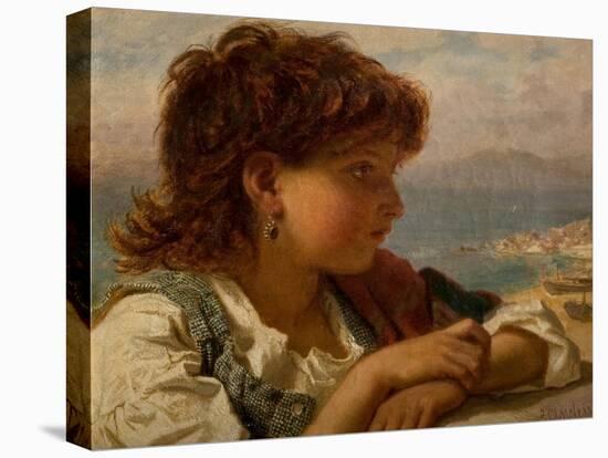 A Neapolitan Boy (Oil on Canvas)-Sophie Anderson-Stretched Canvas