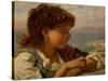 A Neapolitan Boy (Oil on Canvas)-Sophie Anderson-Stretched Canvas