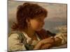 A Neapolitan Boy (Oil on Canvas)-Sophie Anderson-Mounted Giclee Print